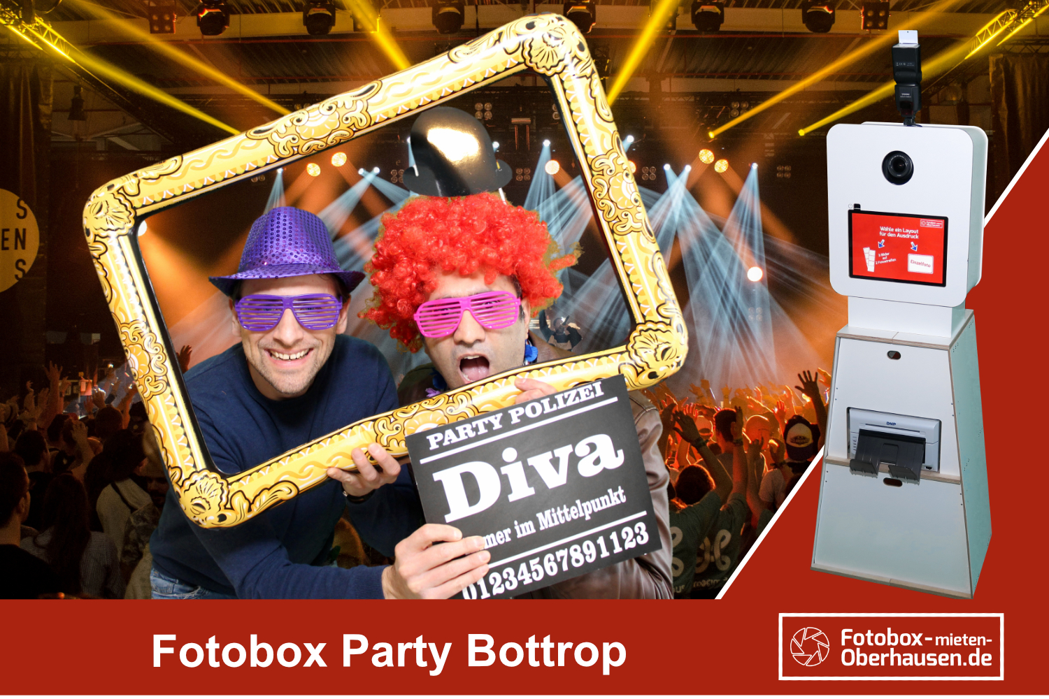 Fotobox Bottrop für Parties mieten